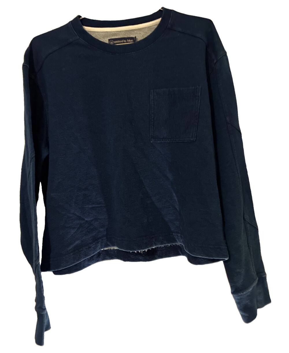 Vintage Style Unbranded Blue Crewneck Sweatshirt M
